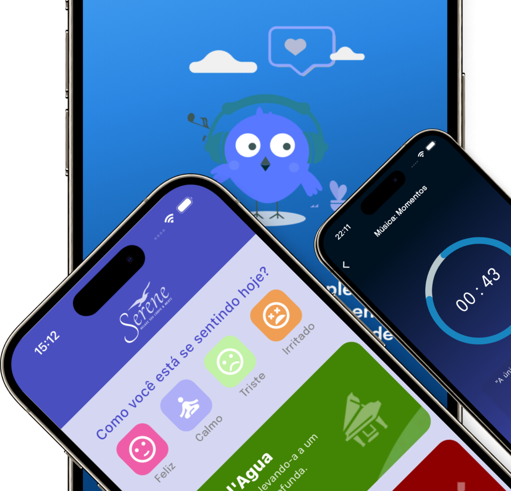 Serene App para relaxamento corporal e mental